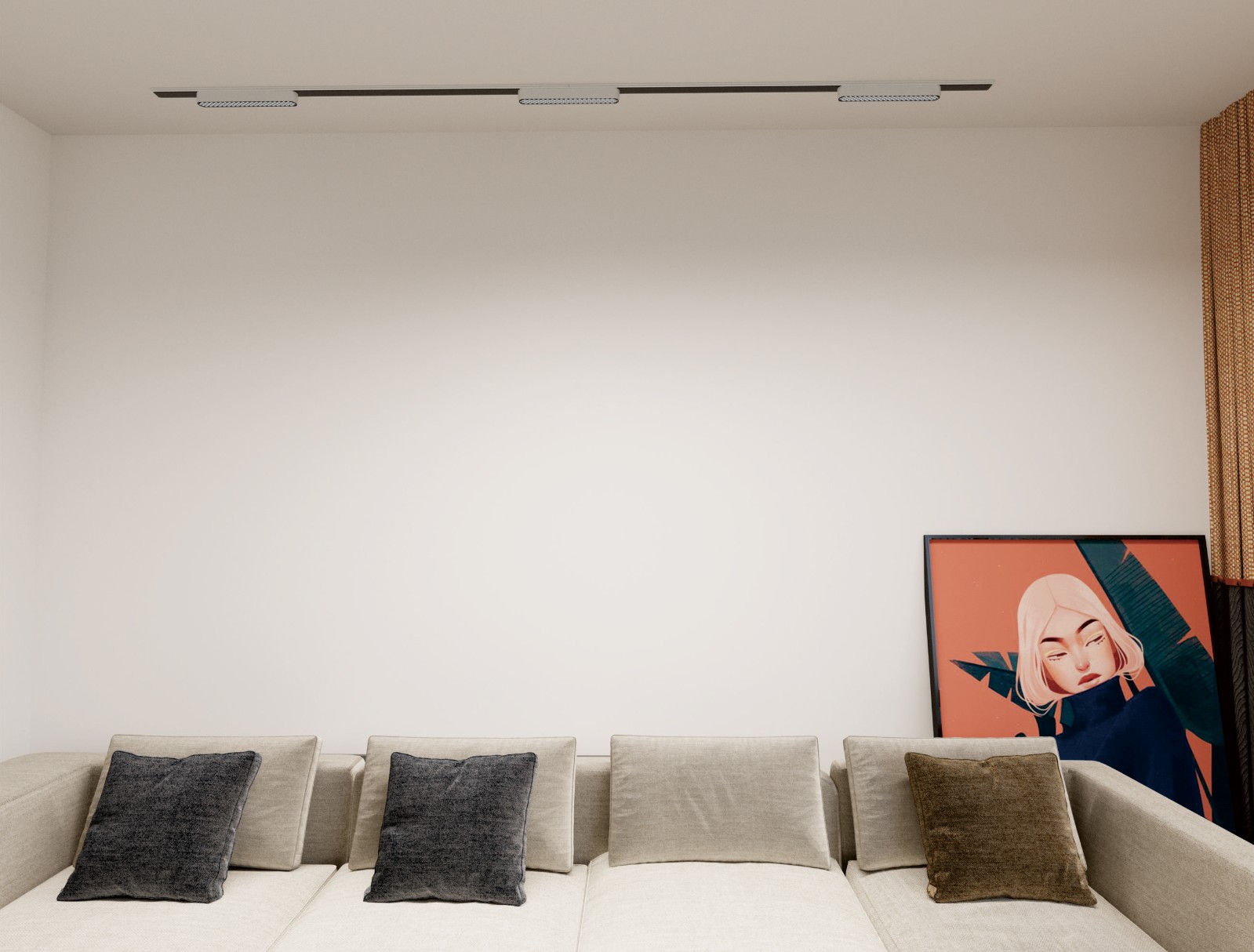 The occurrence of track light living room, how to do it, and how it